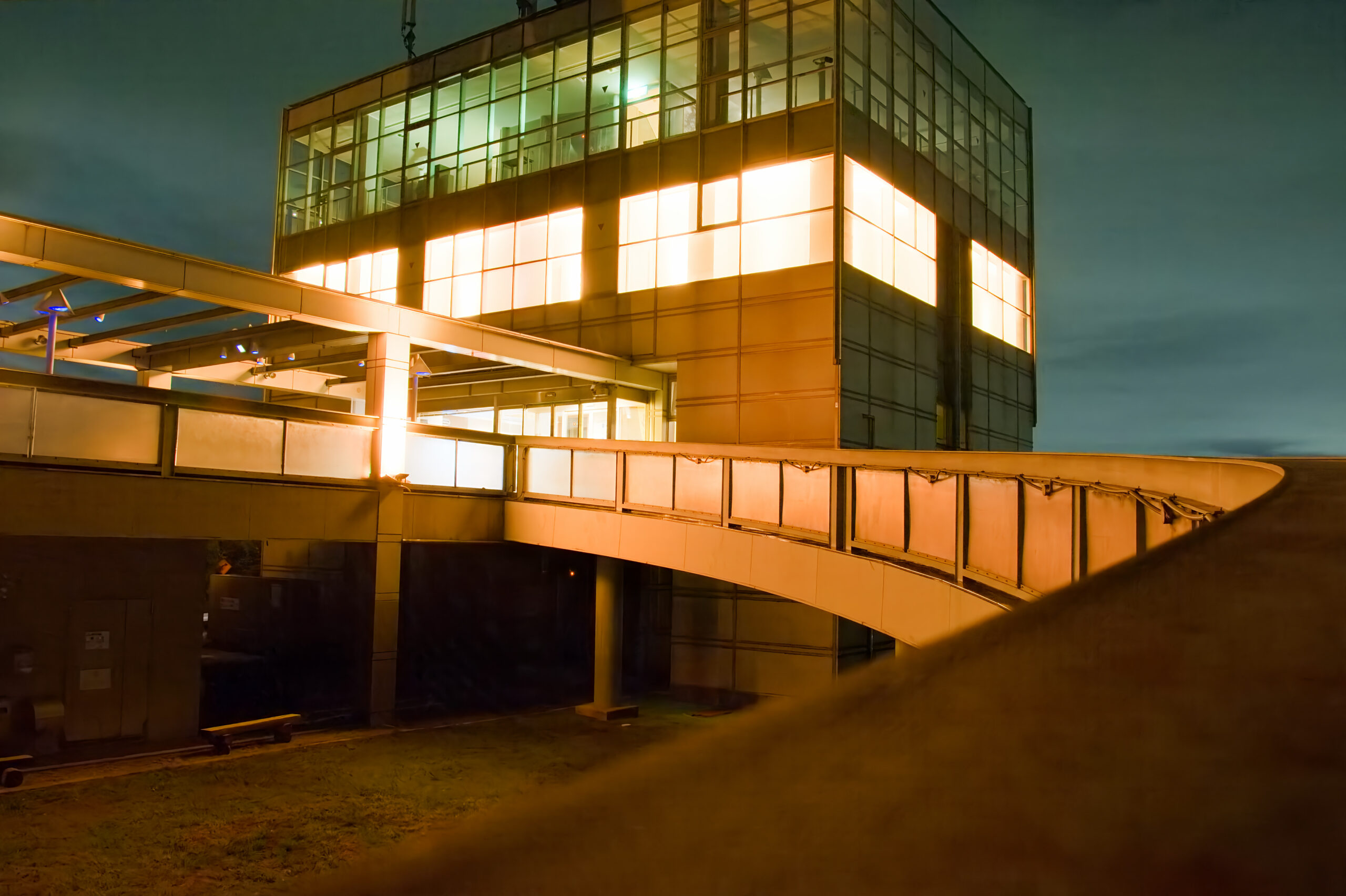 蔵王山の夜景と展望台