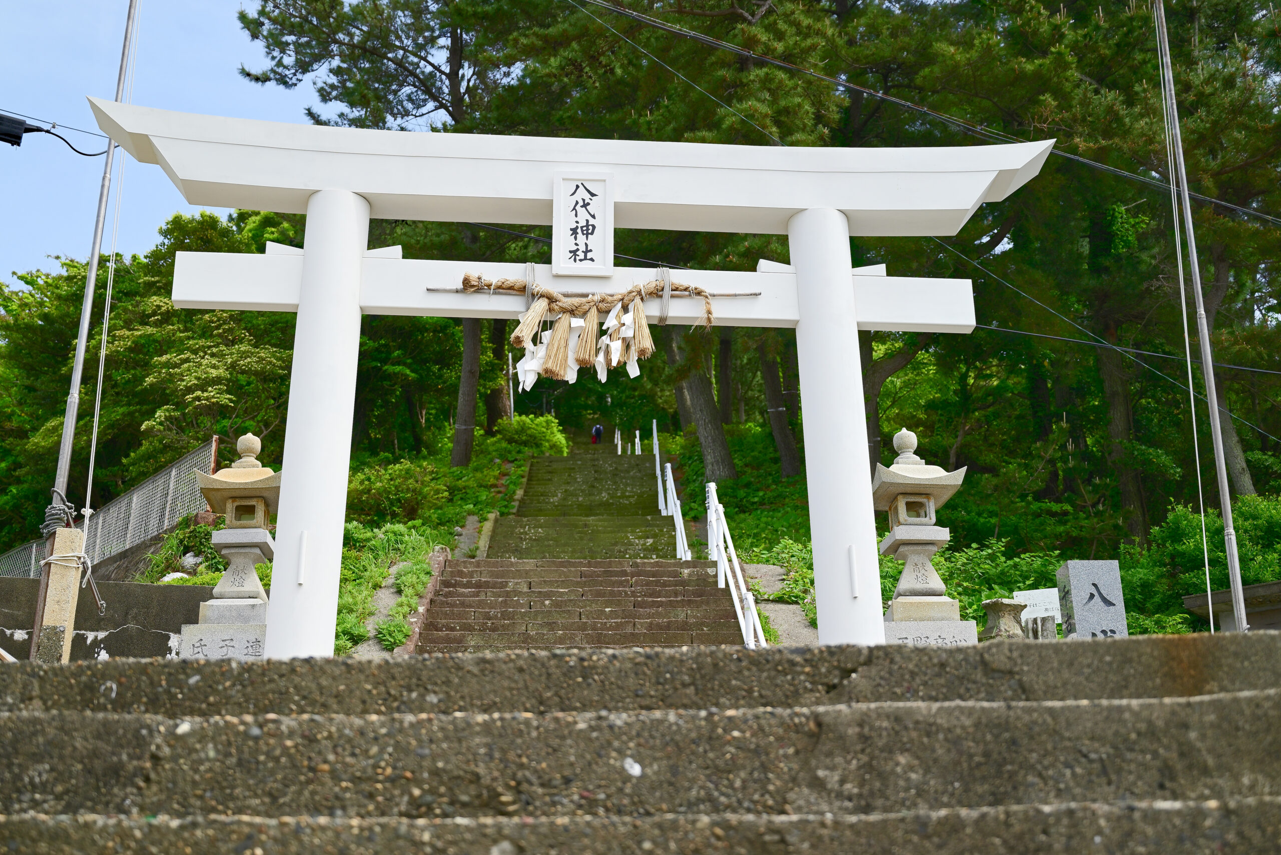 神島の八代神社鳥居